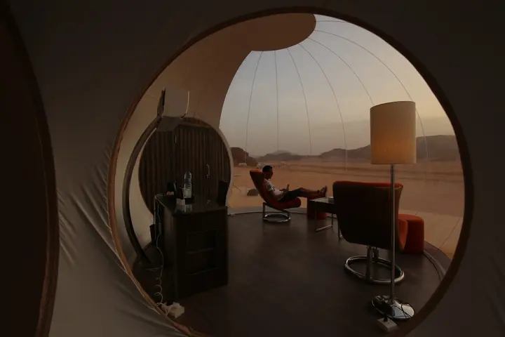Вади-Рум: Кемпинг Wadi Rum Bubble Luxotel