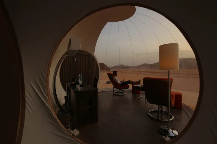 Вади-Рум: Кемпинг Wadi Rum Bubble Luxotel