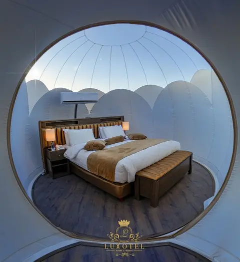 Вади-Рум: Кемпинг Wadi Rum Bubble Luxotel
