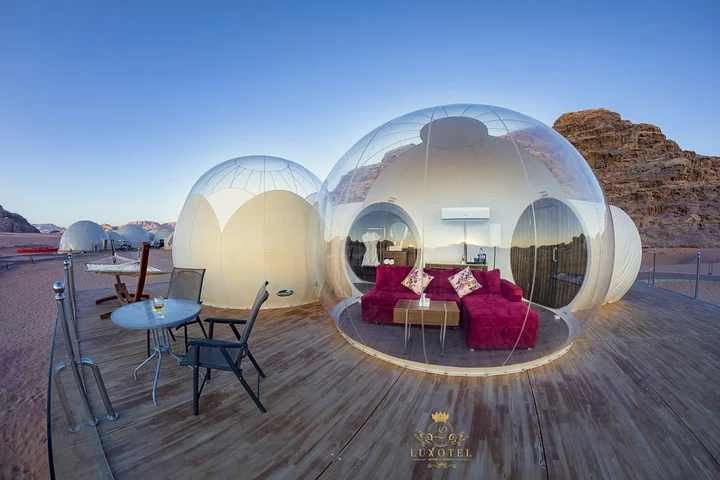 Вади-Рум: Кемпинг Wadi Rum Bubble Luxotel