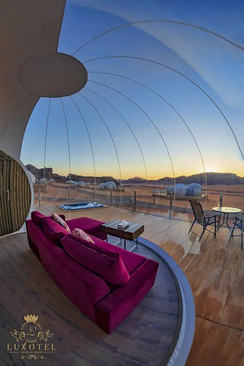 Вади-Рум: Кемпинг Wadi Rum Bubble Luxotel