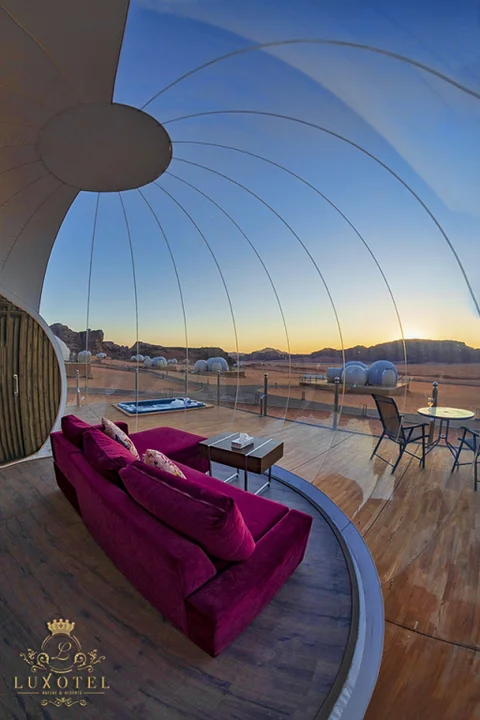 Вади-Рум: Кемпинг Wadi Rum Bubble Luxotel