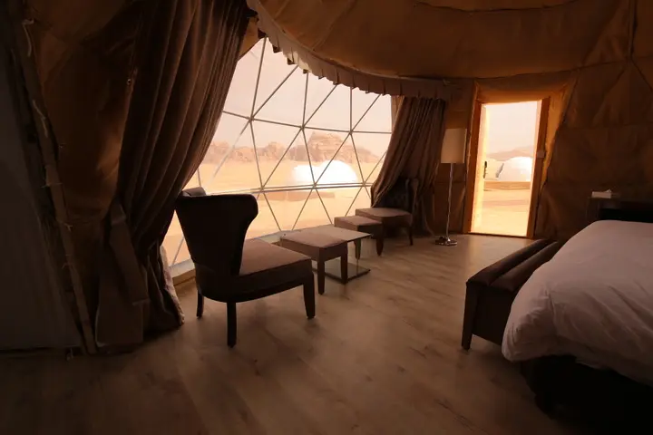 Вади-Рум: Кемпинг Wadi Rum UFO Luxotel