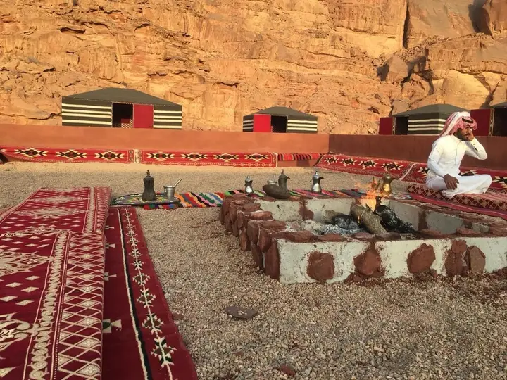 Вади-Рум: Wadi rum open view camp