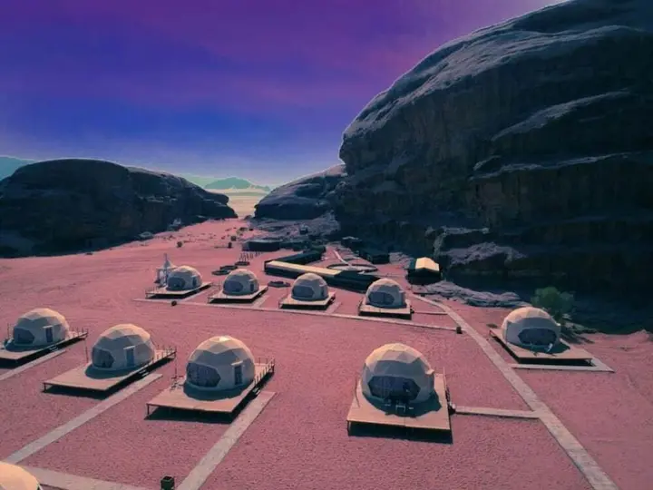 Вади-Рум: Desert planet camp