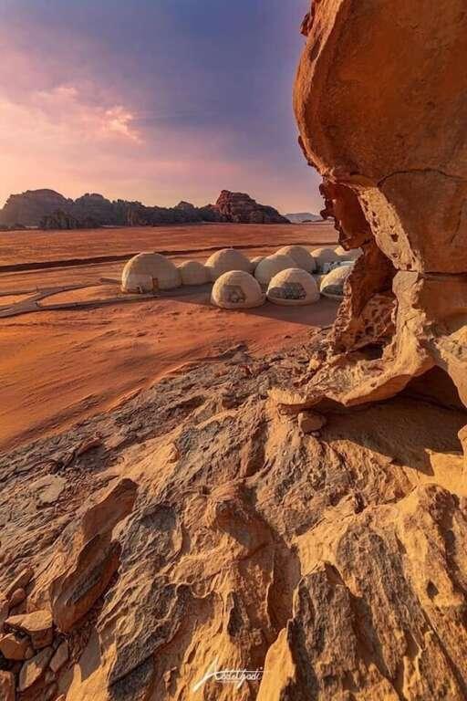 Вади-Рум: Wadi Rum UFO Luxotel - Campsite
