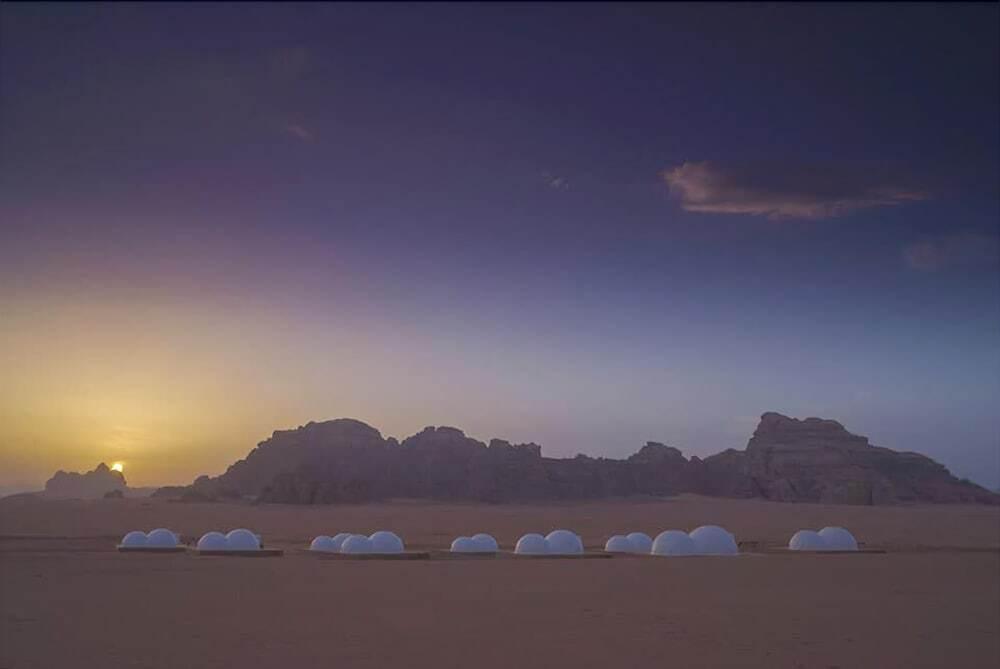 Вади-Рум: Wadi Rum UFO Luxotel - Campsite