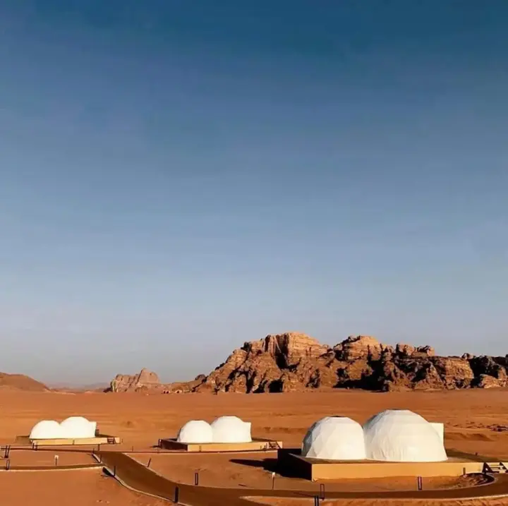 Вади-Рум: Wadi Rum UFO Luxotel - Campsite