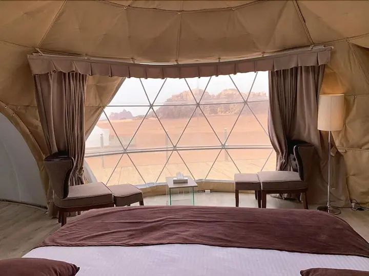 Вади-Рум: Wadi Rum UFO Luxotel - Campsite