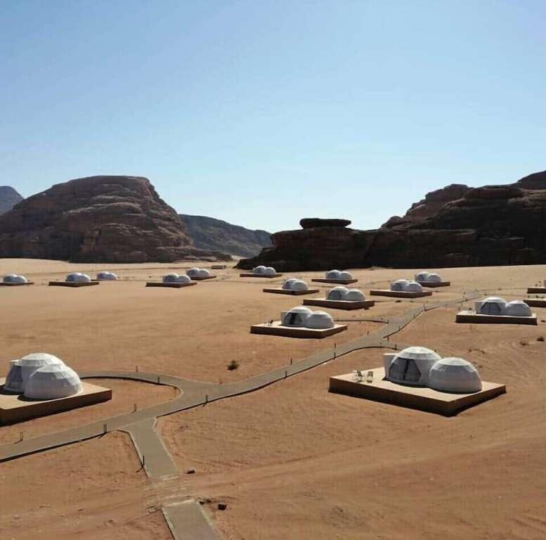 Вади-Рум: Wadi Rum UFO Luxotel - Campsite