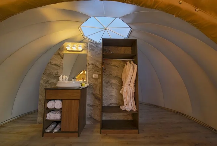 Вади-Рум: Wadi Rum UFO Luxotel - Campsite