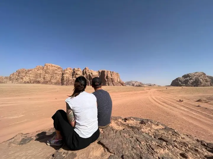 Вади-Рум: Glamping at wadi rum under the sun