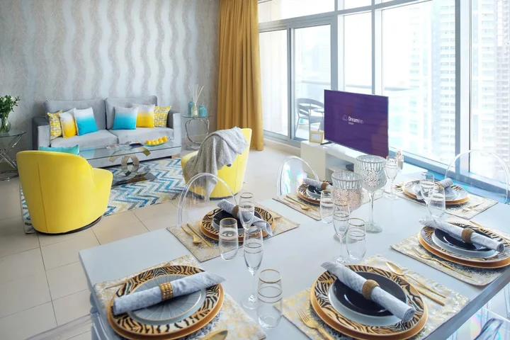 Дубай: Dream Inn Dubai Marina - Glamorous Apartment - Park Island