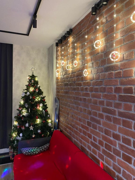 Сярьги: Апартаменты Охта Парк Ohta Loft Apartments с террасой