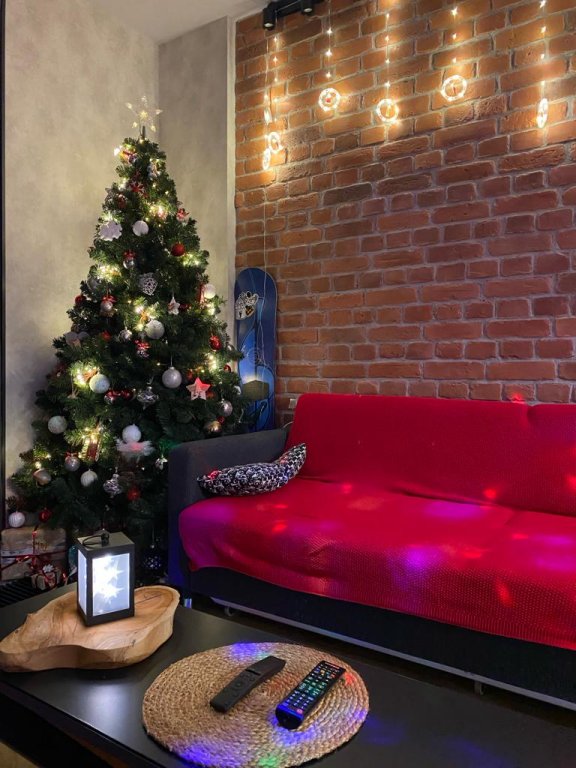 Сярьги: Апартаменты Охта Парк Ohta Loft Apartments с террасой