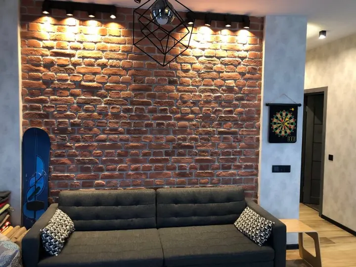 Сярьги: Апартаменты Охта Парк Ohta Loft Apartments с террасой