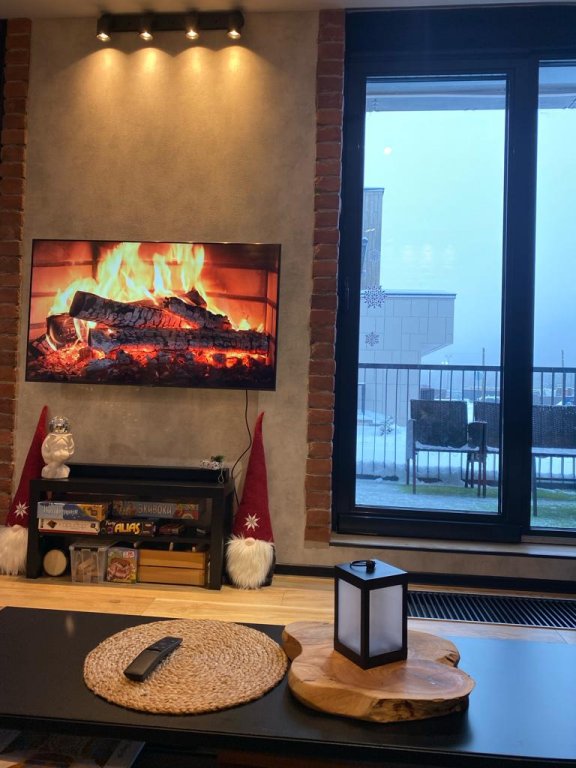 Сярьги: Апартаменты Охта Парк Ohta Loft Apartments с террасой