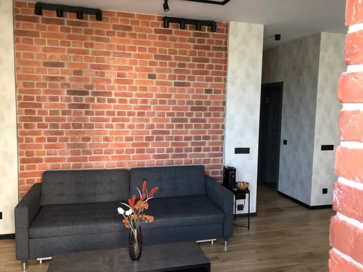 Сярьги: Апартаменты Охта Парк Ohta Loft Apartments с террасой