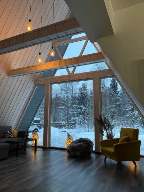 Никольское: Дом Шварцвальд A-frame с сауной