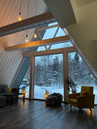 Никольское: Дом Шварцвальд A-frame с сауной