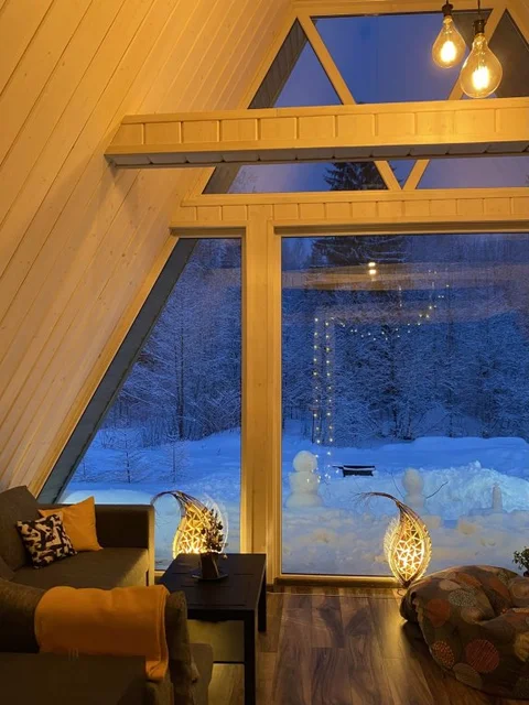 Никольское: Дом Шварцвальд A-frame с сауной