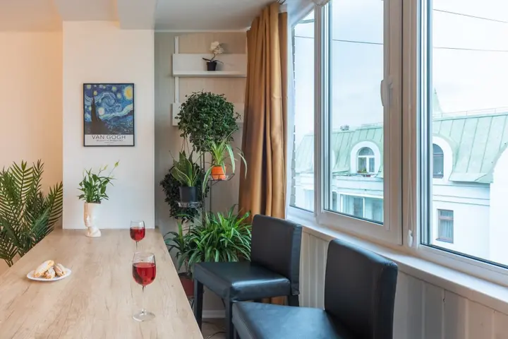 Москва: Квартира GM Apartments Четверка с панорамным видом на Москву