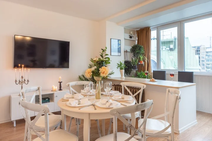 Москва: Квартира GM Apartments Четверка с панорамным видом на Москву