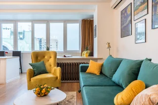 Москва: Квартира GM Apartments Четверка с панорамным видом на Москву