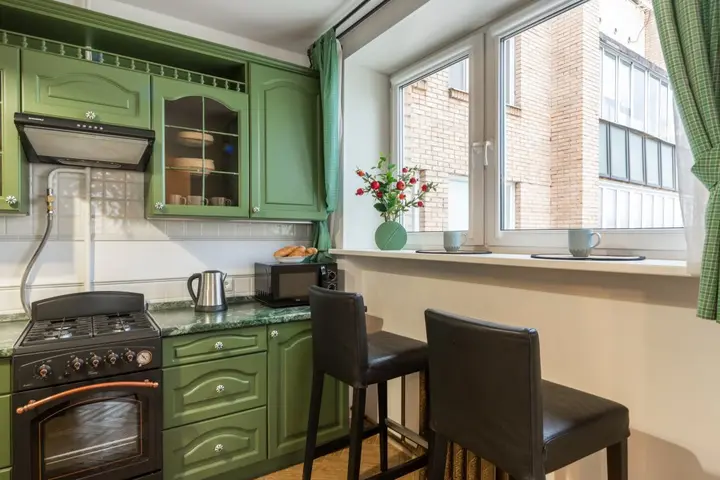 Москва: Квартира GM Apartments Четверка с панорамным видом на Москву
