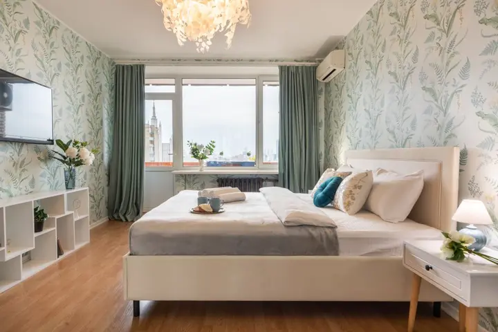 Москва: Квартира GM Apartments Четверка с панорамным видом на Москву