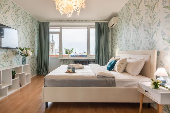 Москва: Квартира GM Apartments Четверка с панорамным видом на Москву