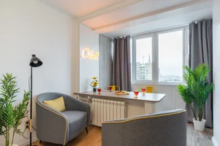 Москва: Квартира GM Apartments Четверка с панорамным видом на Москву