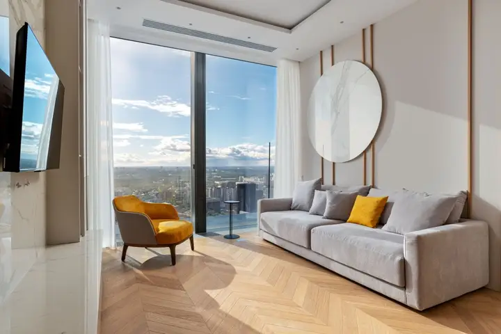 Апартаменты Москва Сити 49 Этаж Sky Lounge SkyRent24 — фото 1