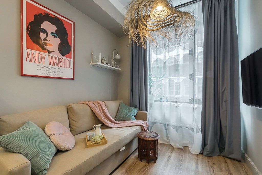 Москва: Design studio apartment on Volny Apartments