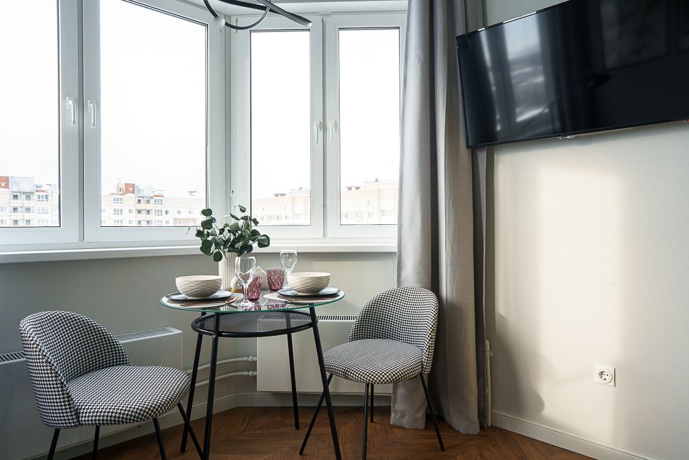 Нижний Новгород: Апартаменты Green Apartment City View от сети Good Vibes Apartments