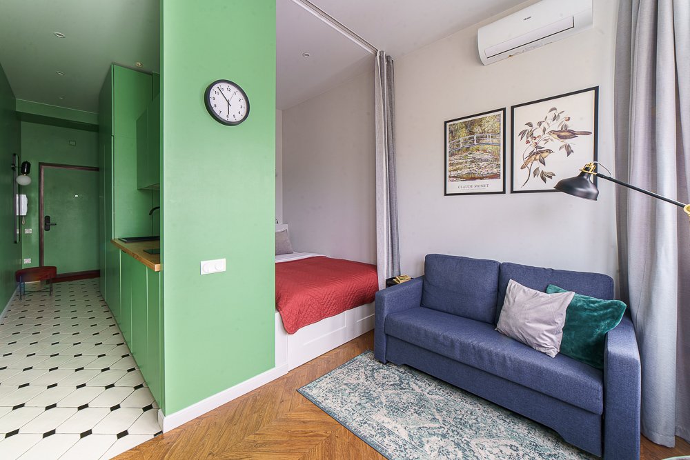 Нижний Новгород: Апартаменты Green Apartment City View от сети Good Vibes Apartments
