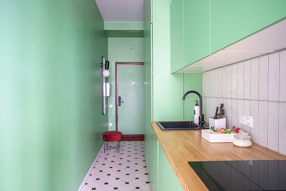Нижний Новгород: Апартаменты Green Apartment City View от сети Good Vibes Apartments