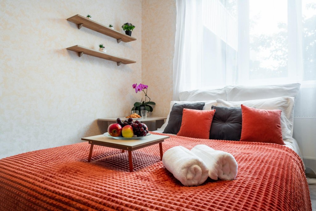 Москва: Sunmarine apartments (Санмарин апартментс) на шоссе Боровское
