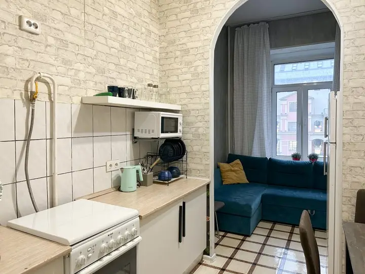Квартира Top Rooms: Двухкомнатная у метро Проспект Мира — фото 4