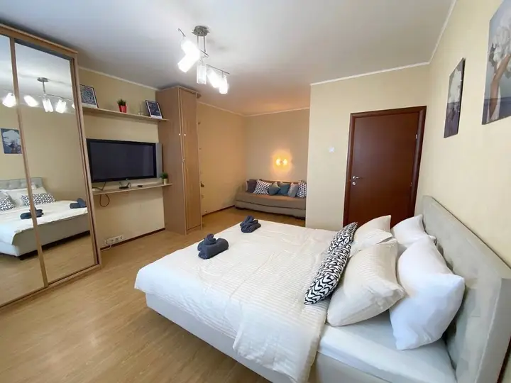 Квартира Top Rooms: Однокомнатная у метро Дубровка — фото 2