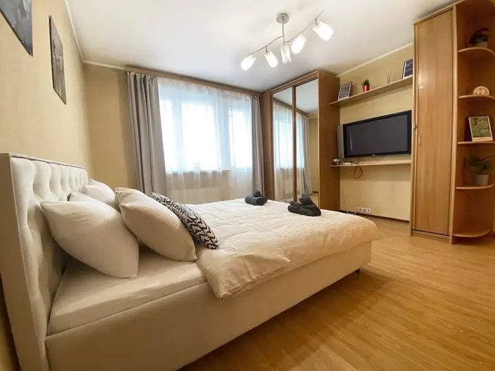 Квартира Top Rooms: Однокомнатная у метро Дубровка — фото 5