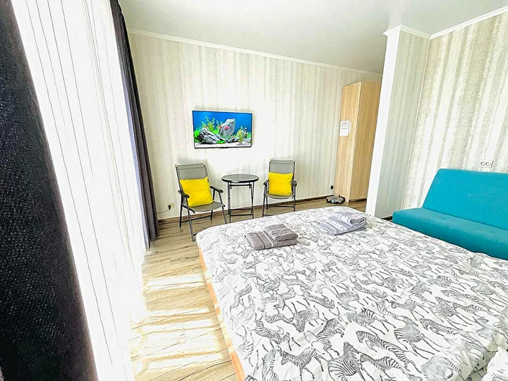Красноярск: Уютная студия с панорамным видом на город