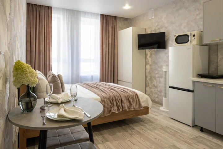 Пионерский: LovelyHome39 студии в центре курортного города