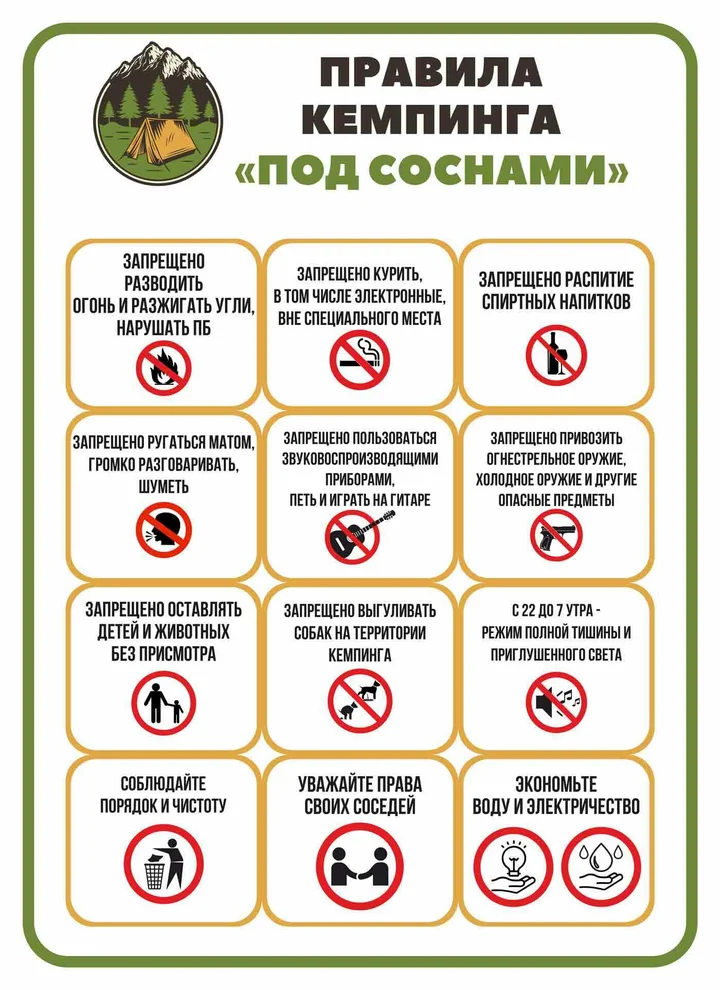 Геленджик: Кемпинг "Под соснами"