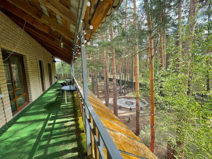 село Ласково: Коттедж на 50-70 чел. 16 комнат (сауна/камин/бассейн/джакузи/мангал)