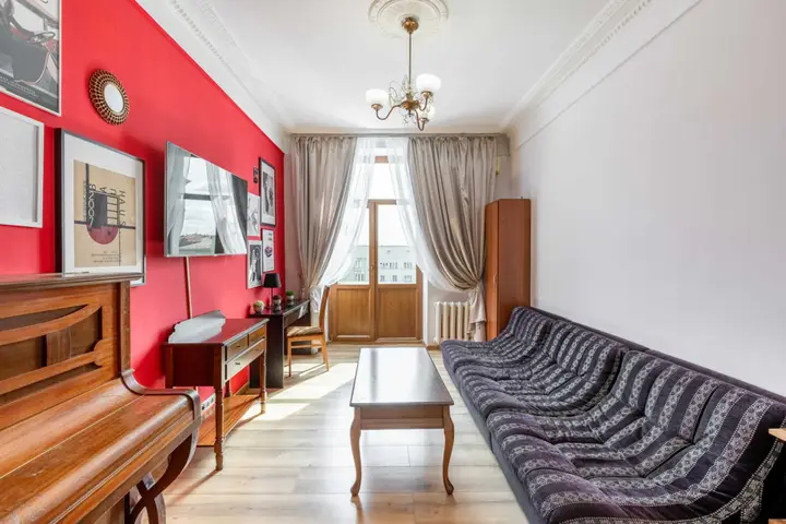 Винтажная двухкомнатная квартира на Кутузовском проспекте д.26 корп.1 — фото 5