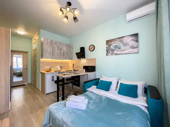 Домио (Domio) Стильная студия в "Apart Loft на ул. Рябиновой" — фото 1