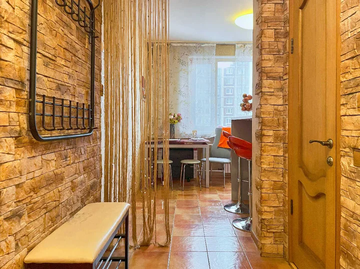 Москва: 1-к. квартира, 35 м², 2 кровати