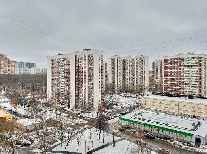 Москва: 1-к. квартира, 35 м², 2 кровати