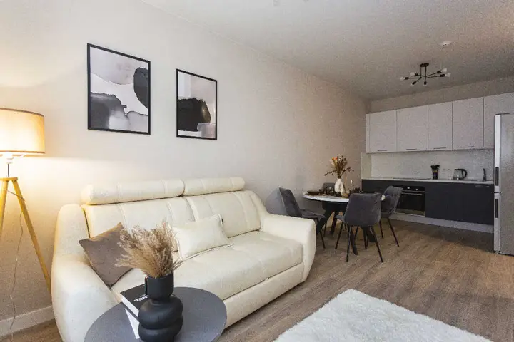 Kомфoртнaя 3 кoмнатнaя квартира в ЖK Тропарево Парк 2-к. квартира, 68 м², 3 кровати — фото 2